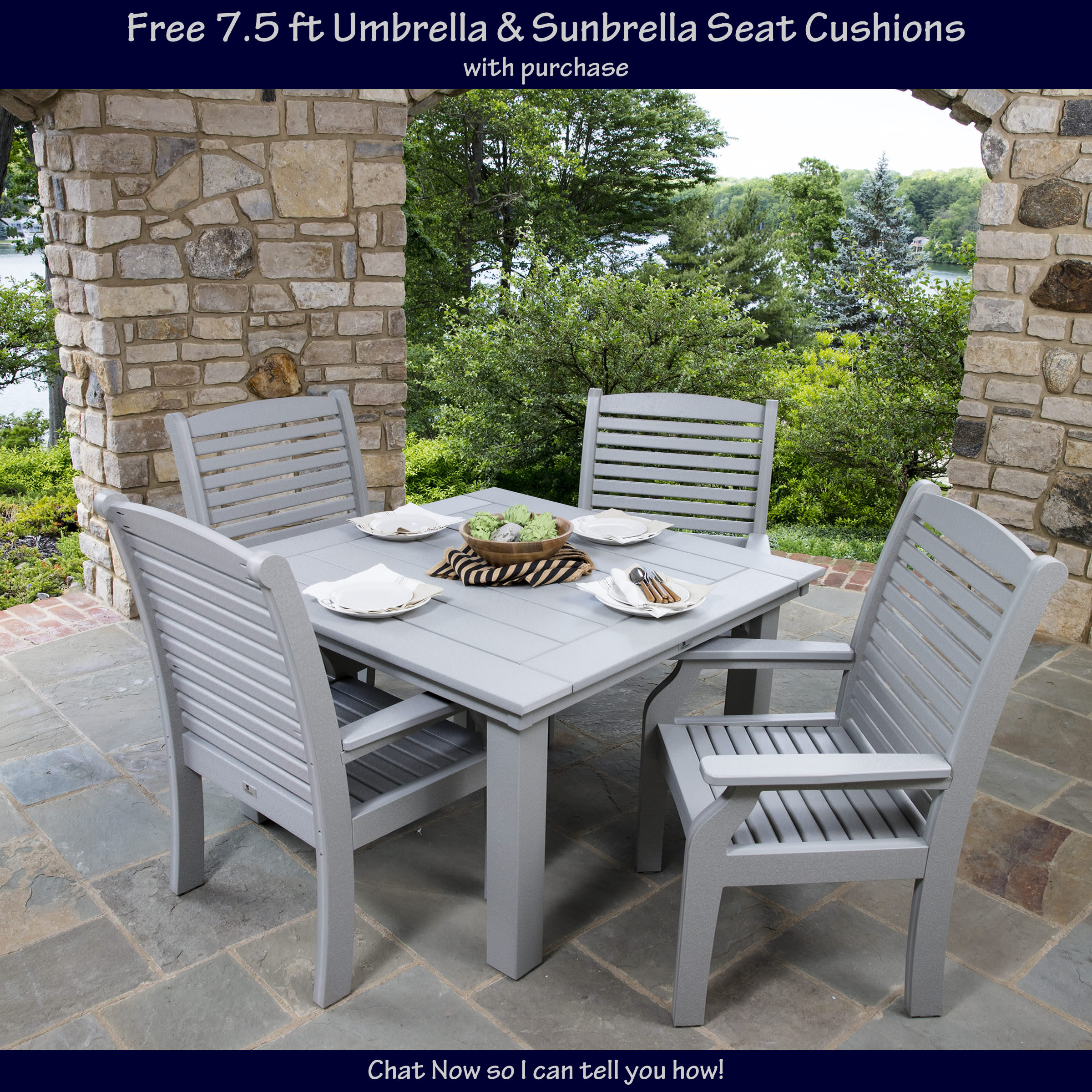 Berlin Gardens Homestead 5 Pc Dining Set