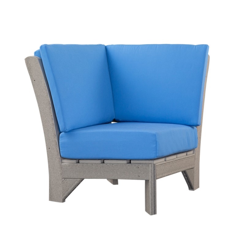 Finch Amish Poly Mission Deep Seating Corner Chair