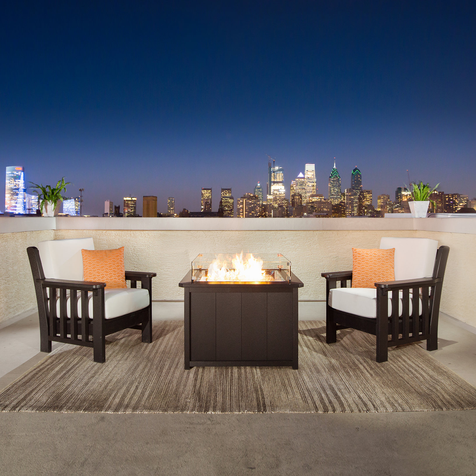 SeaAira Fire Pit Propane storage - tank not included