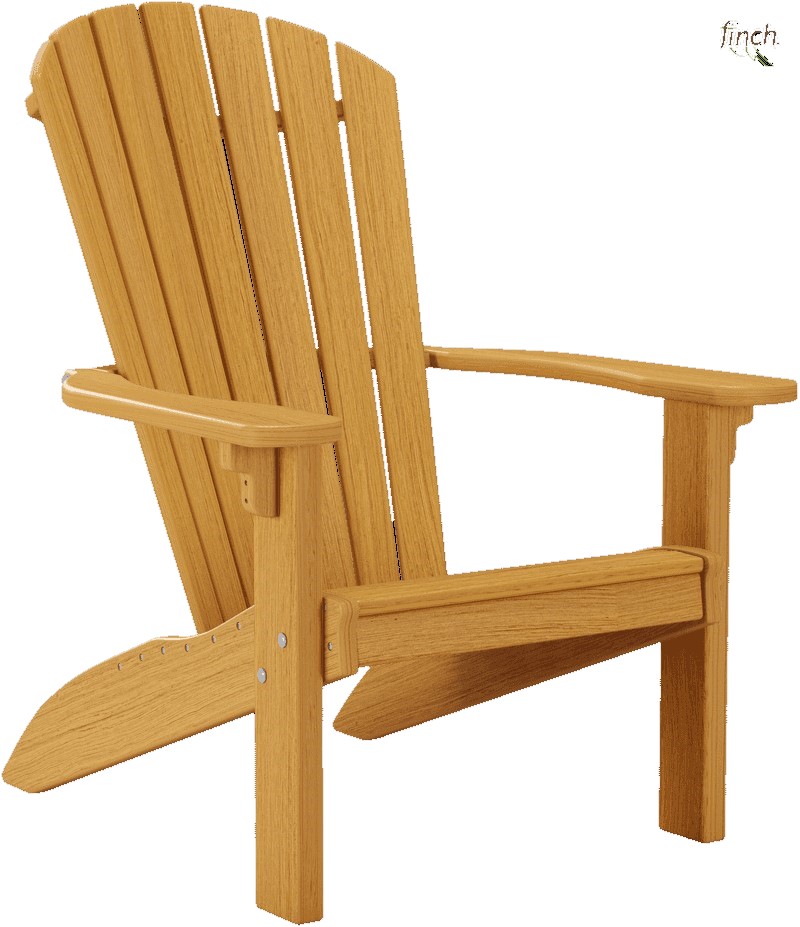 Finch Amish Poly SeaAira Adirondack Chair