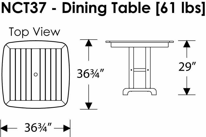 POLYWOOD® Vineyard Garden Dining Set