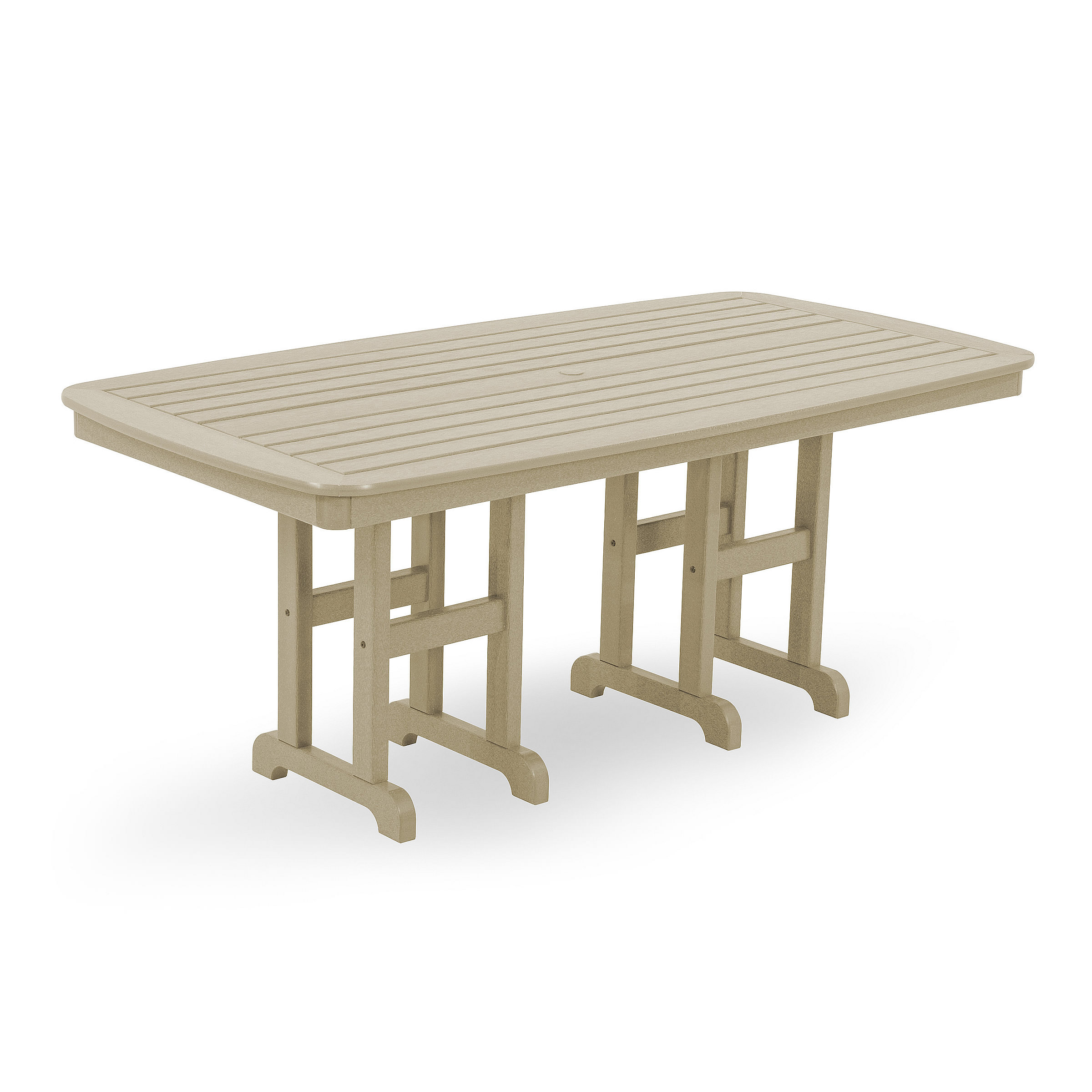 POLYWOOD Nautical 37 x 72 in Dining Table