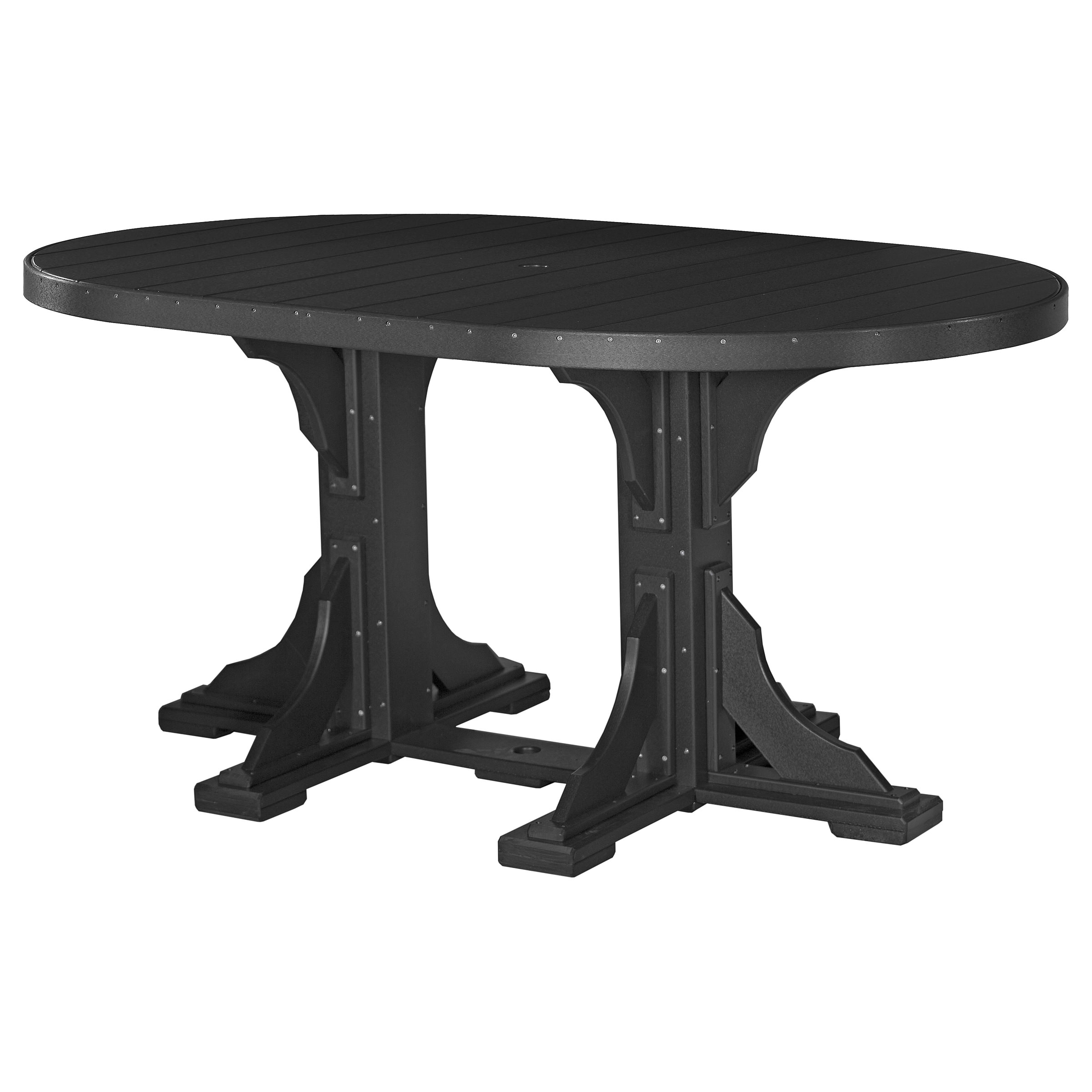 Luxcraft 4 x 6 ft Oval Counter Table