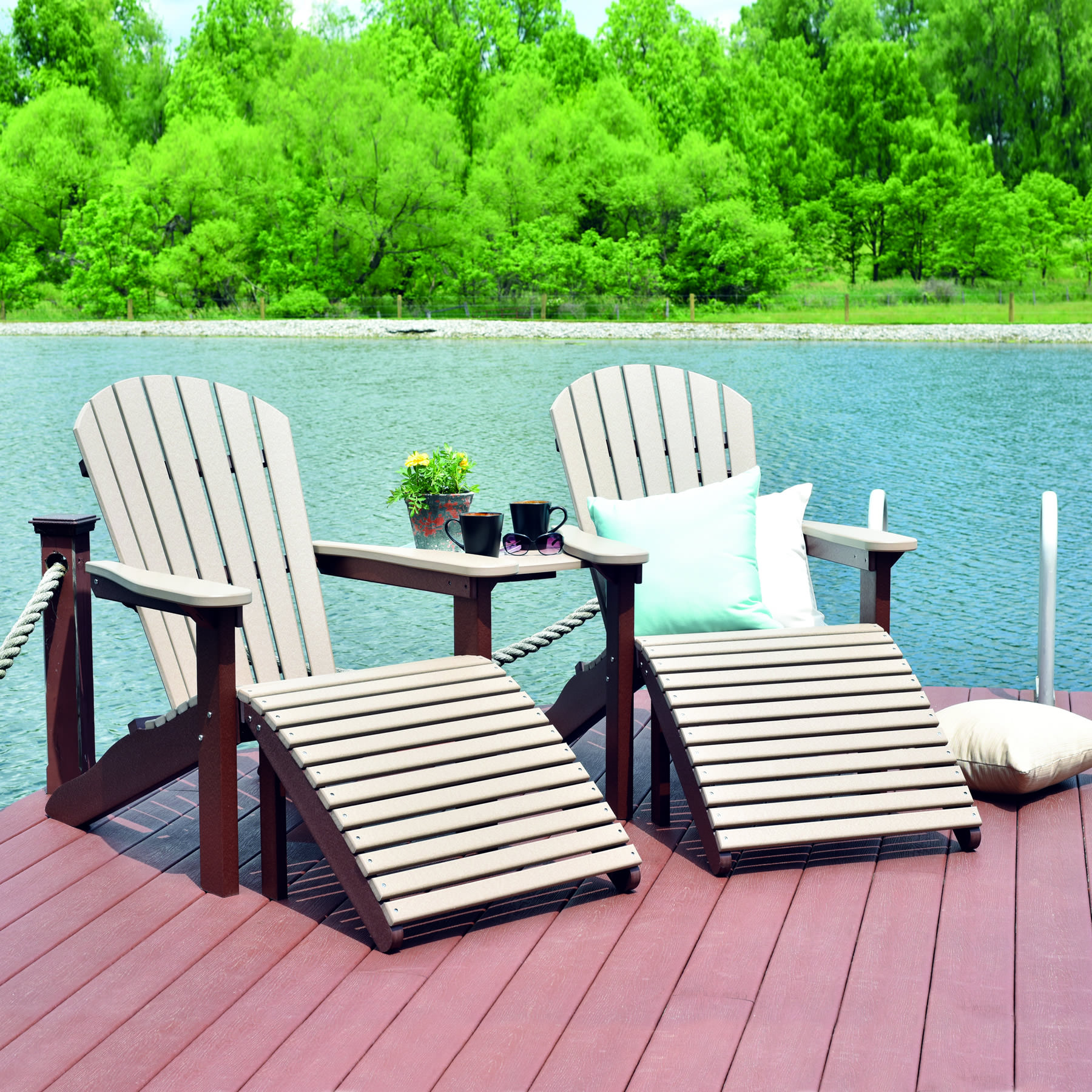 Berlin Gardens Comfo-Back Adirondack Chair