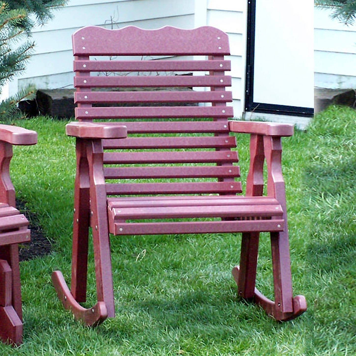 Amish Poly Plainback 22in Rocker