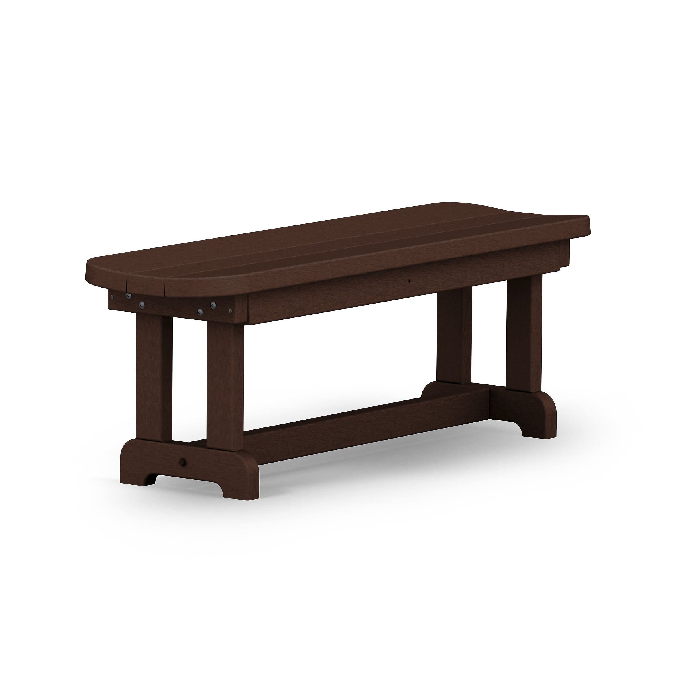 POLYWOOD Park 48 in Backless Bench