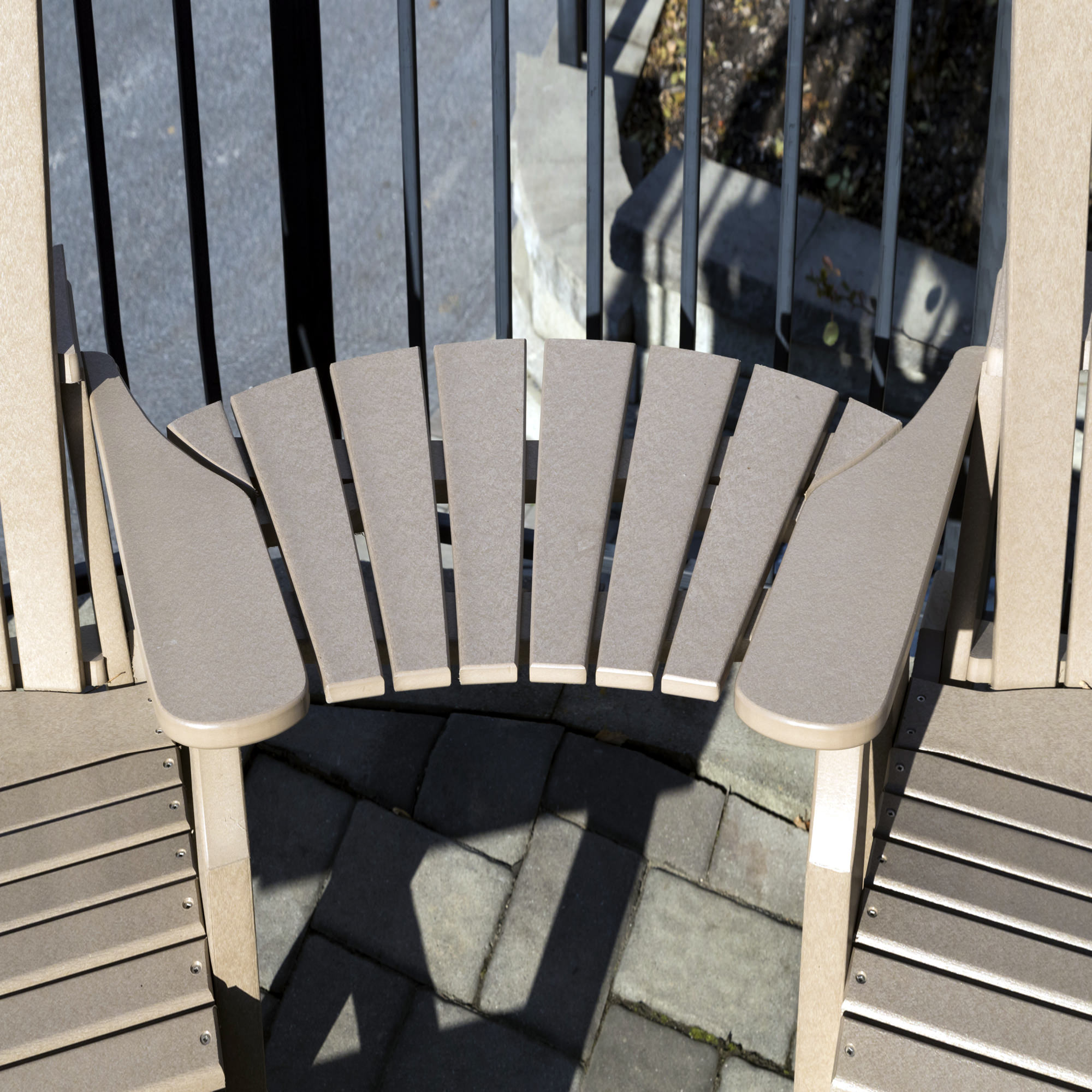 Amish Craft Poly Pub Chair Slide-on Settee Table