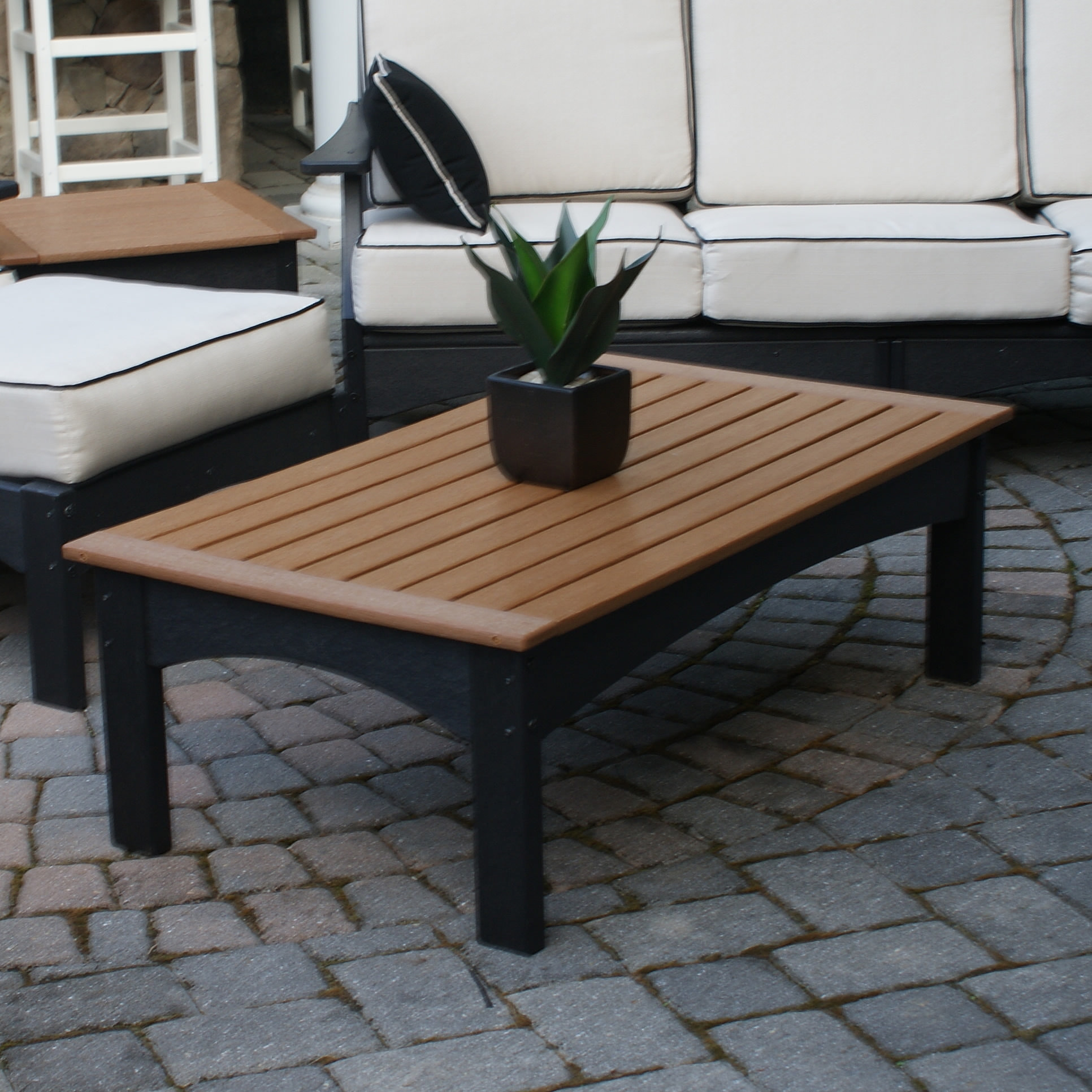 Shown in Cedar on Black