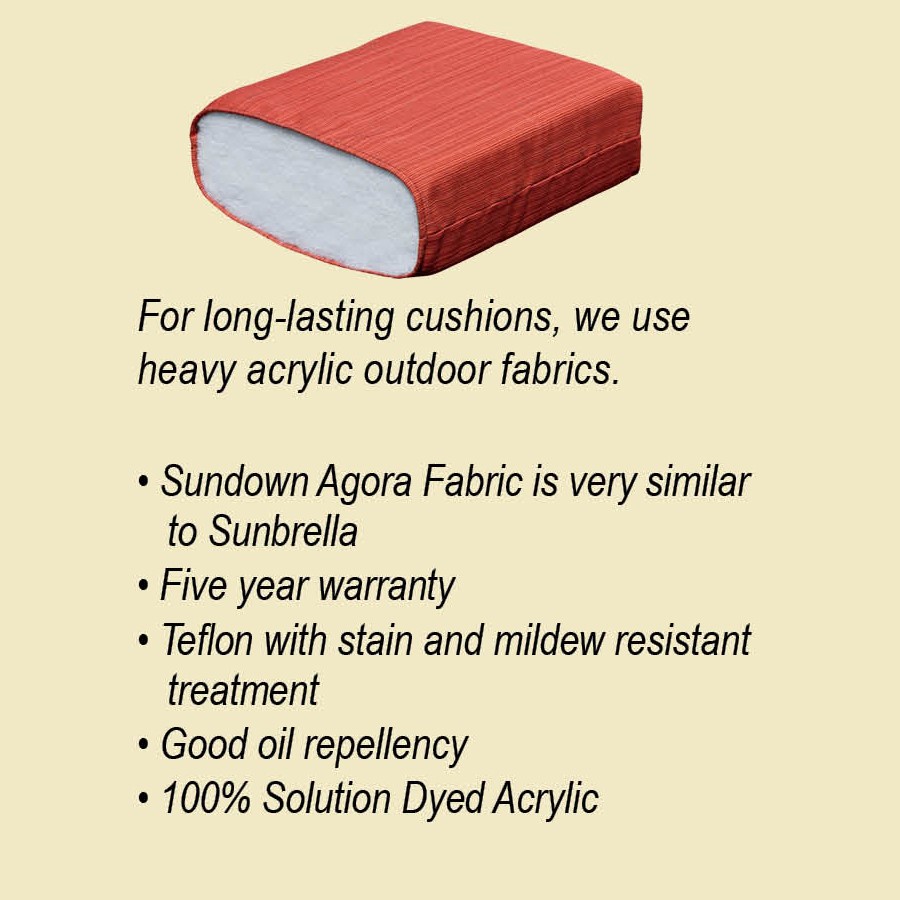 A&L Furniture Poly Dining Chair Seat Cushion