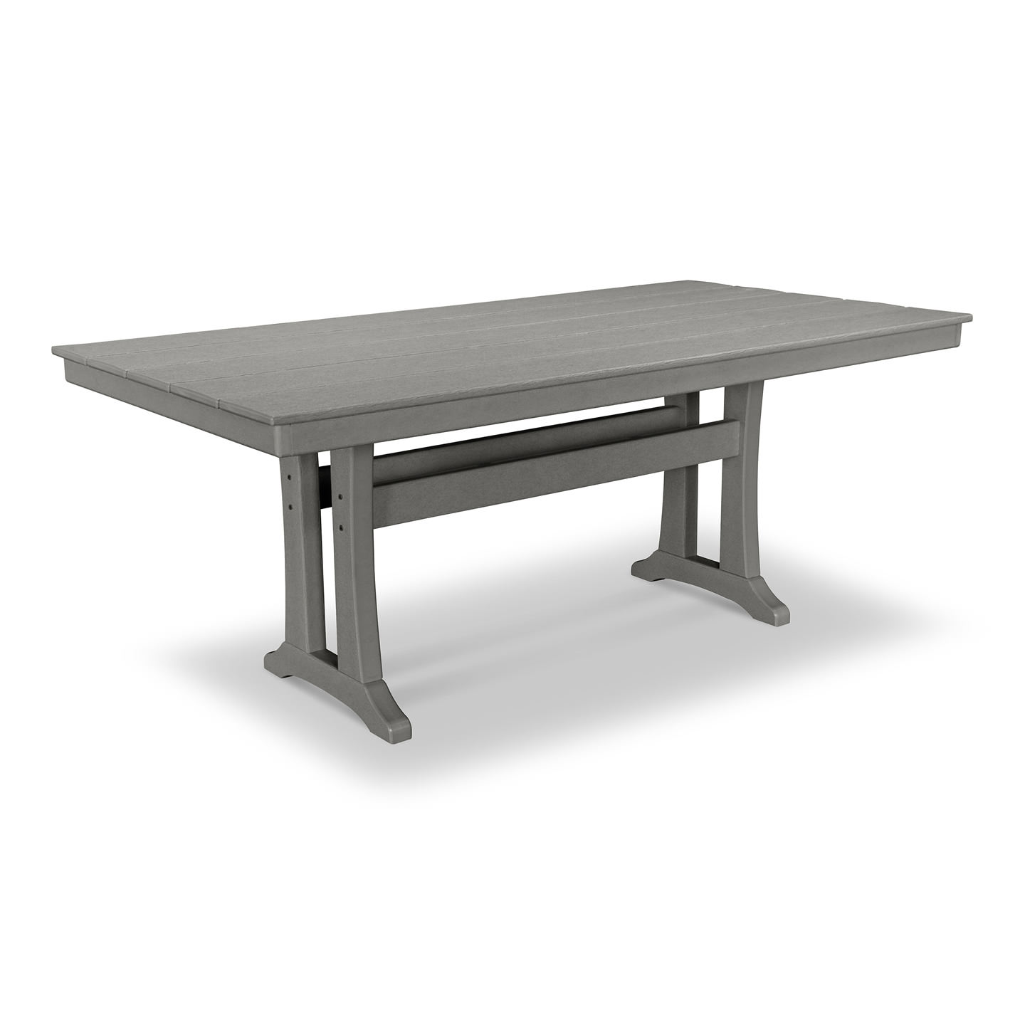 POLYWOOD® Farmhouse Trestle 37 x 72 in Dining Table