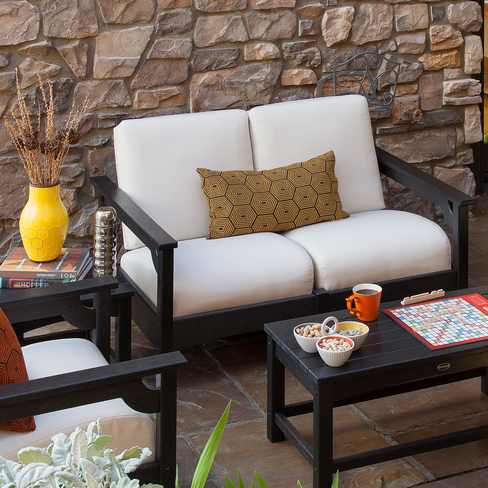 POLYWOOD® Club Settee