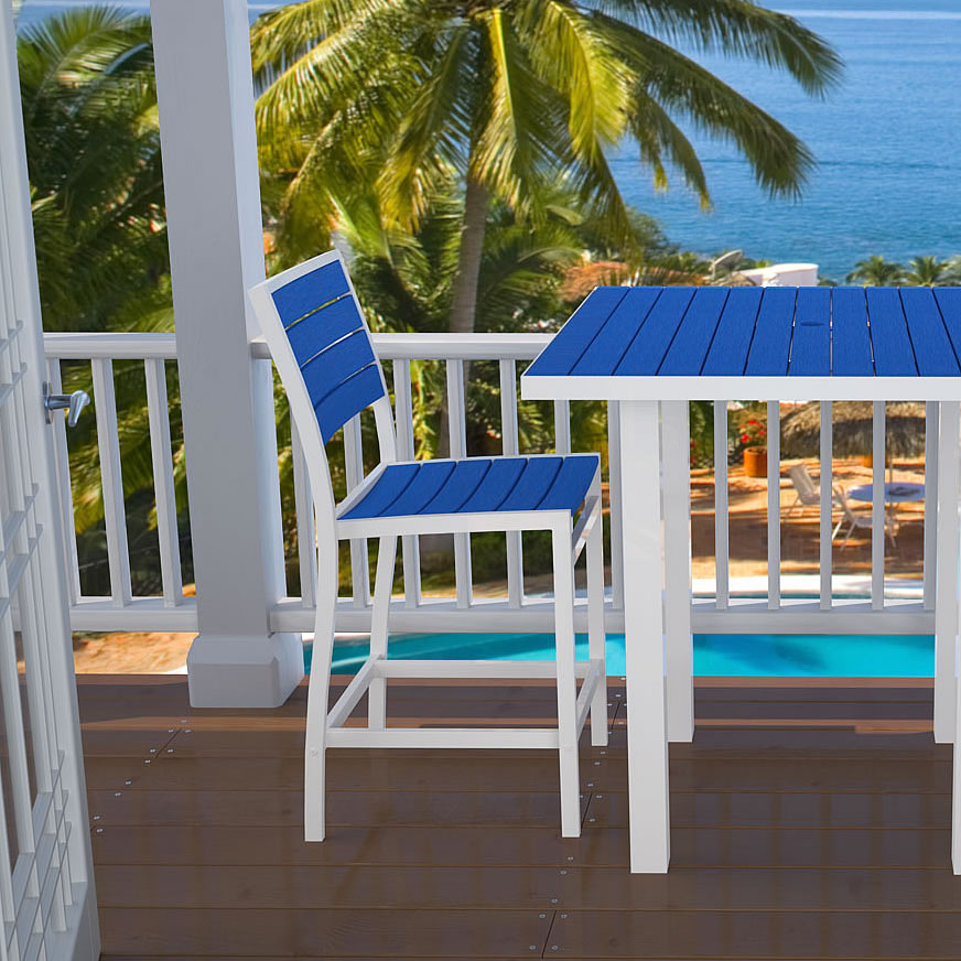 POLYWOOD Euro Counter Side Chair