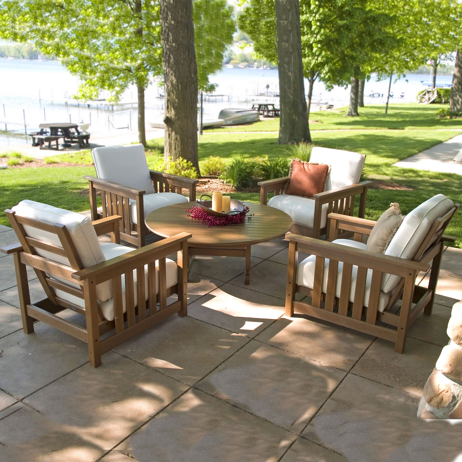 POLYWOOD® 5 Piece Conversation Set