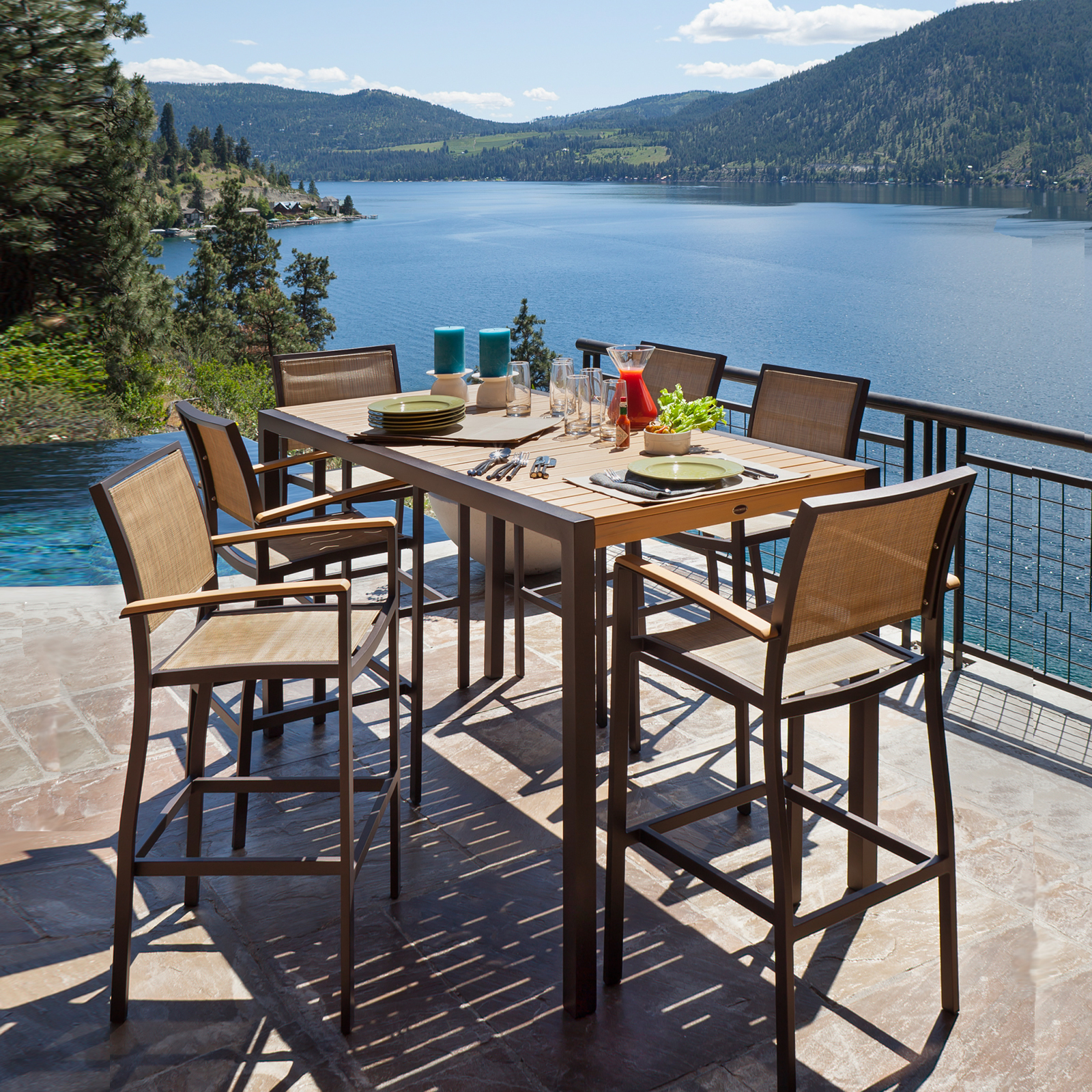 POLYWOOD Bayline 7 pc Bar Set