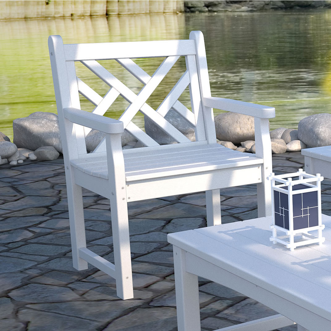 POLYWOOD Chippendale 24 in Bench