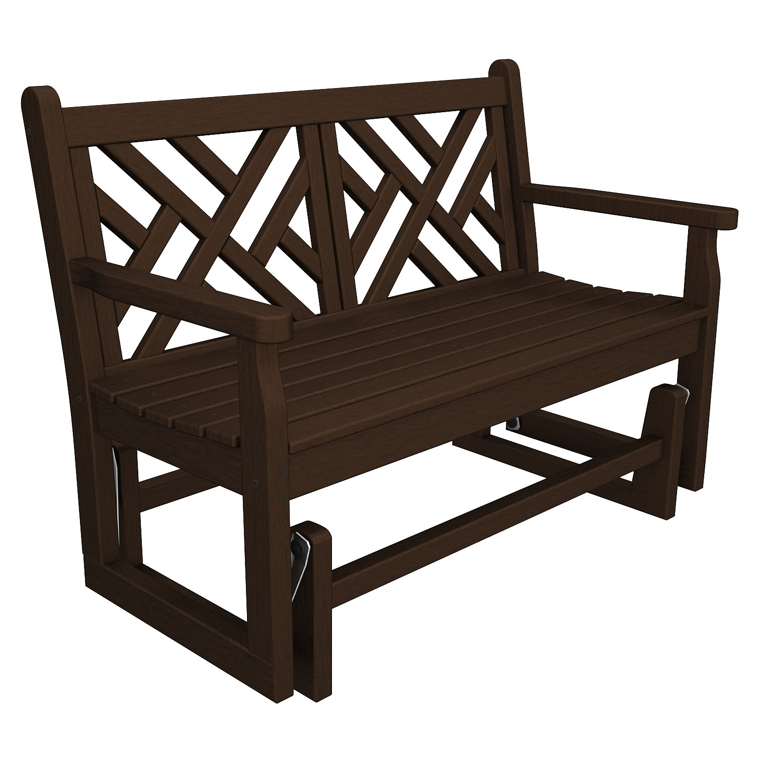 POLYWOOD Chippendale 48 in Glider Bench