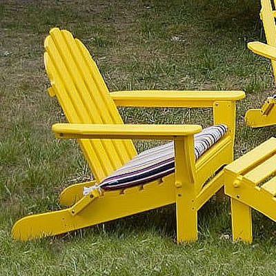 POLYWOOD Classic Oversized Curveback Adirondack 22 in x 17.25 in Seat Cushions