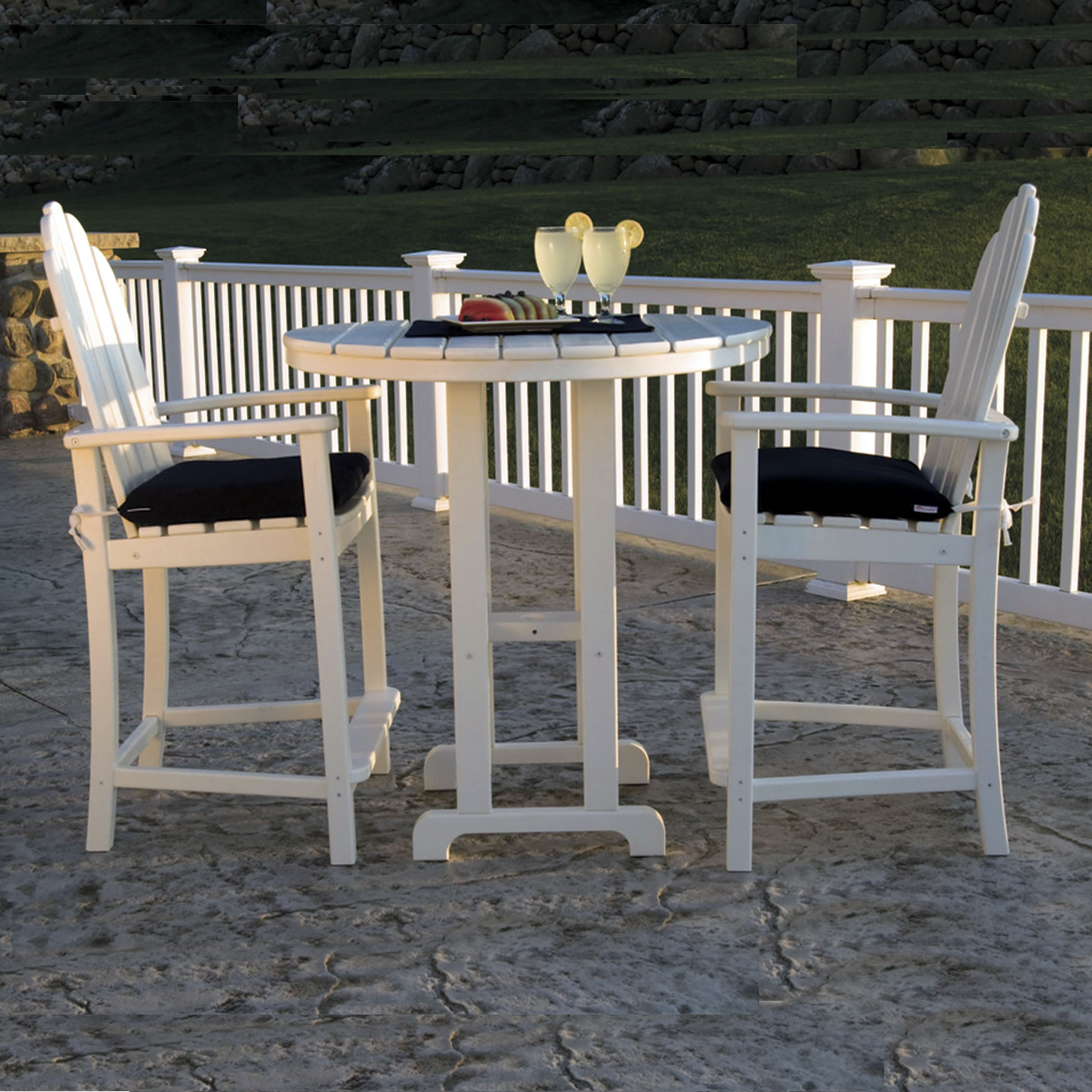 POLYWOOD® Classic Adirondack Bar Set