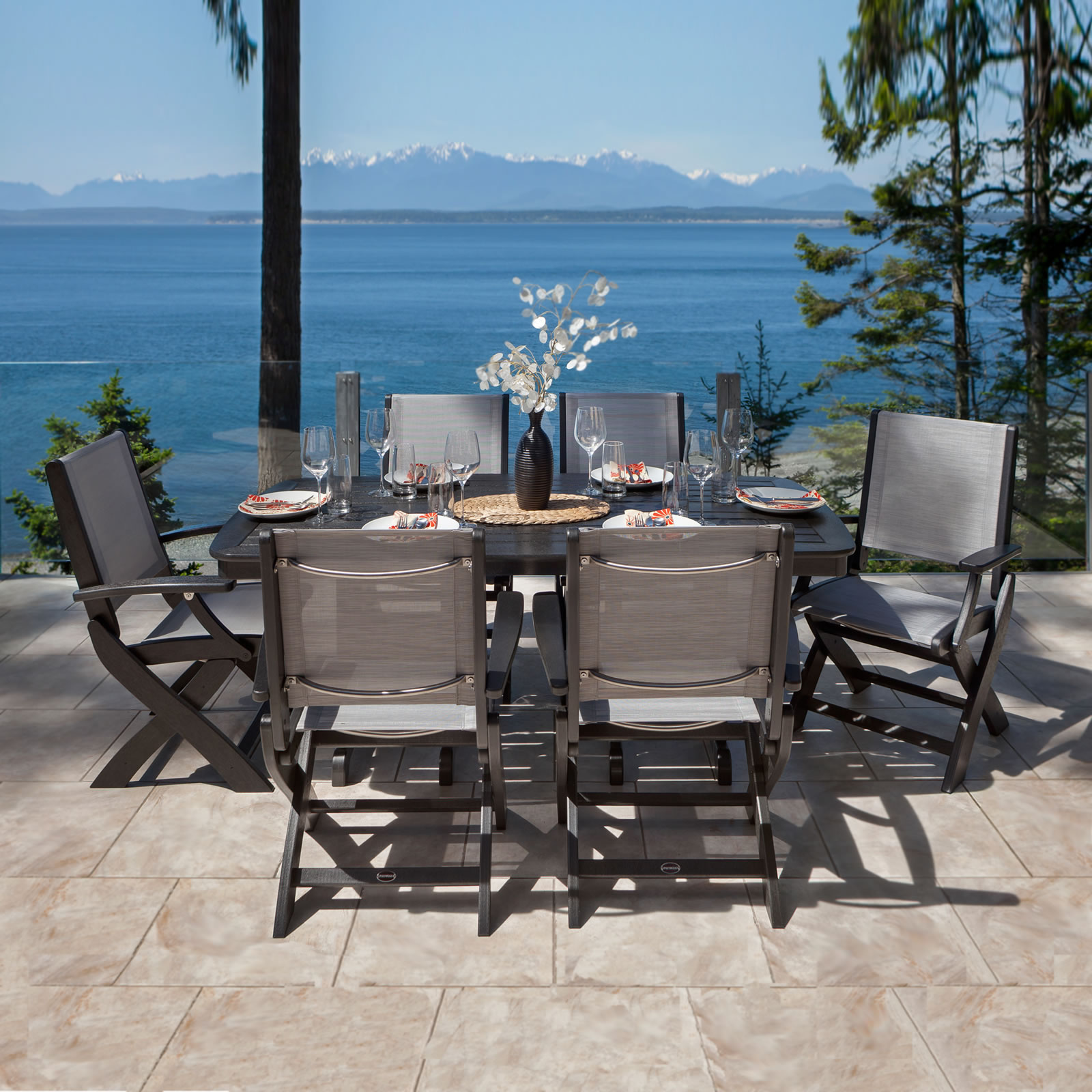 POLYWOOD® Coastal Folding Chair