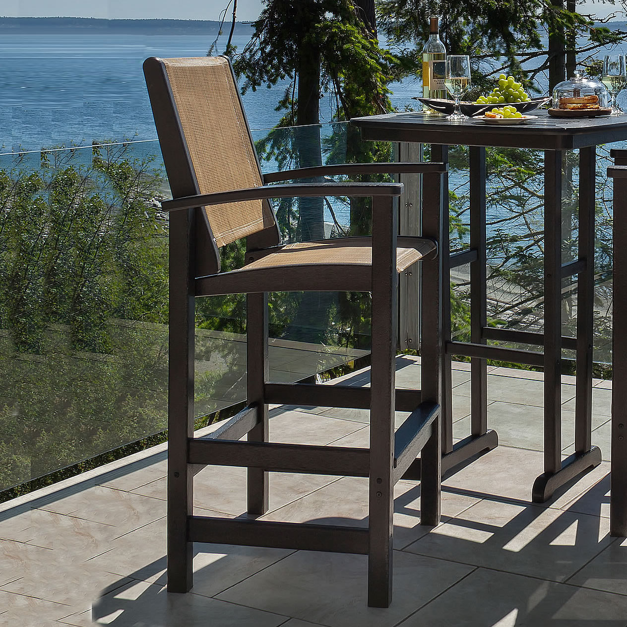 POLYWOOD® Coastal Bar Chair
