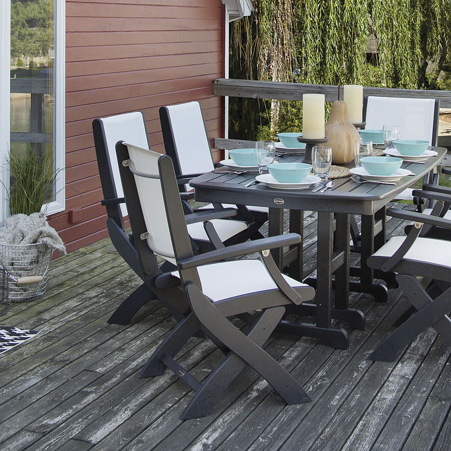 POLYWOOD® Coastal Folding Chair