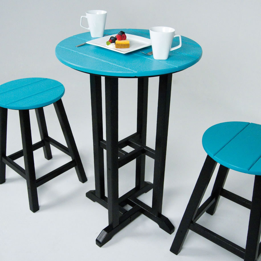 POLYWOOD Contempo 24 Inch Counter Table