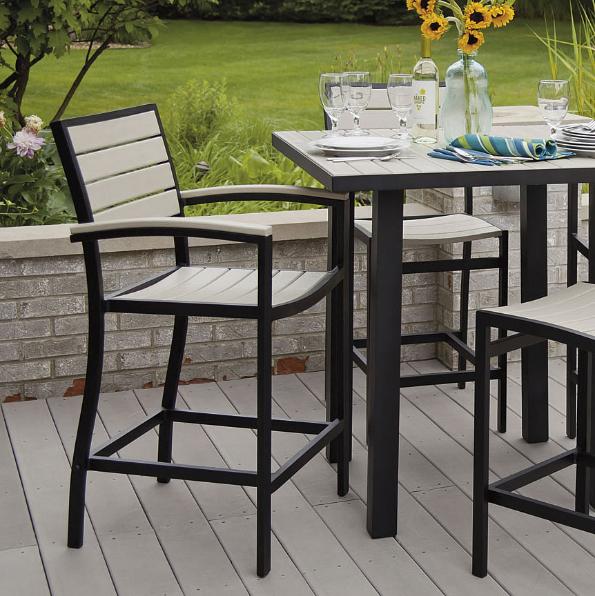 POLYWOOD Euro Bar Arm Chair