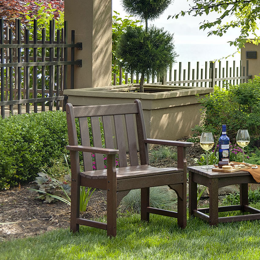 POLYWOOD Garden Vineyard Arm Chair