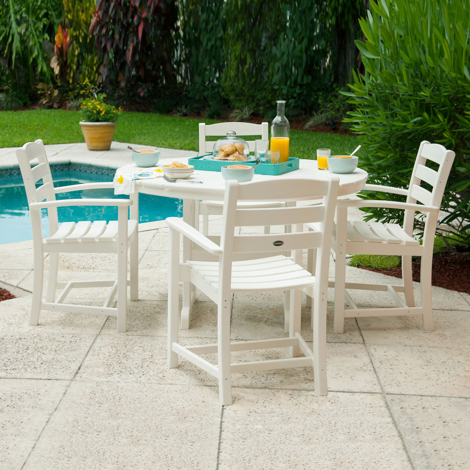 POLYWOOD La Casa Cafe Garden Dining Set