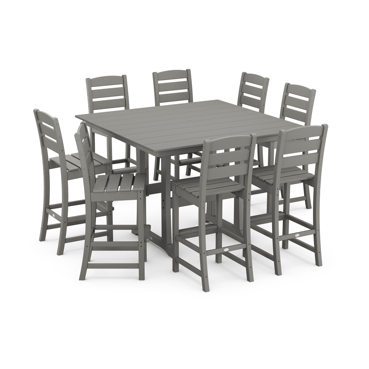 POLYWOOD® Lakeside 9-Pc Bar Side Chair Set