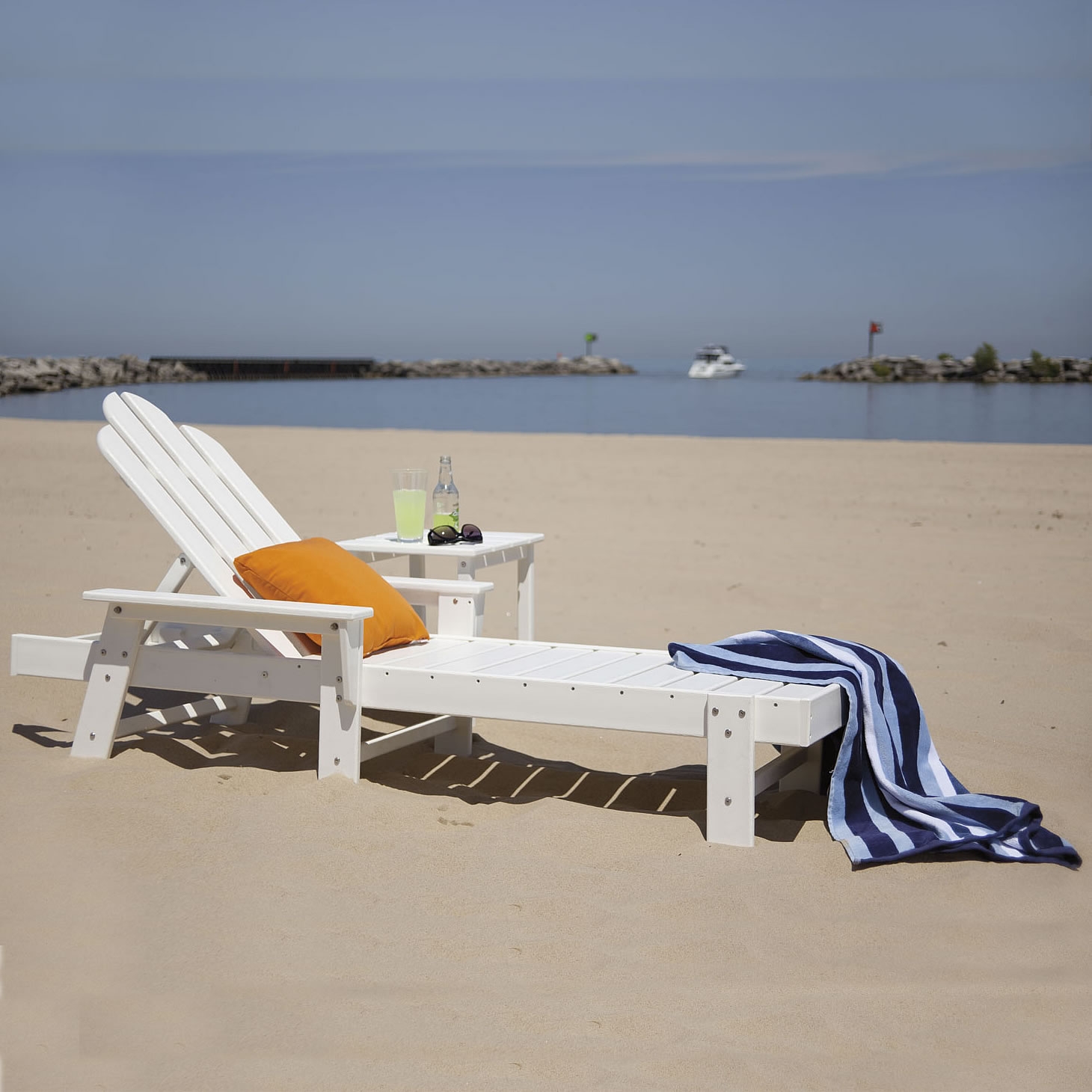 POLYWOOD Long Island Chaise Lounge