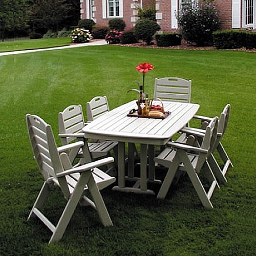 POLYWOOD Nautical Casual Dining Set