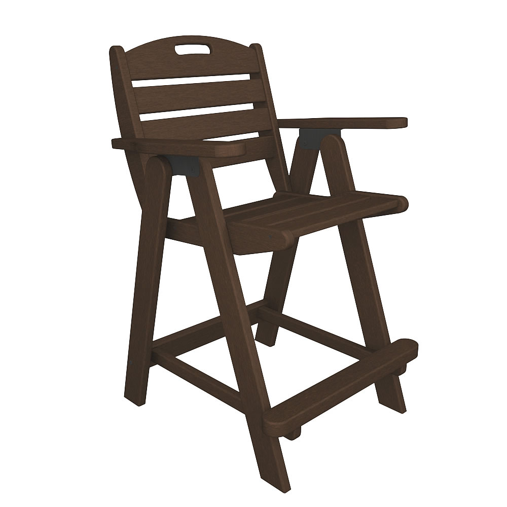 POLYWOOD Nautical Counter Chair