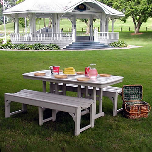 POLYWOOD® Nautical Picnic Dining Set