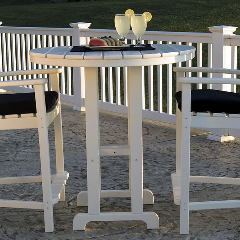 POLYWOOD Round 36in Counter Table