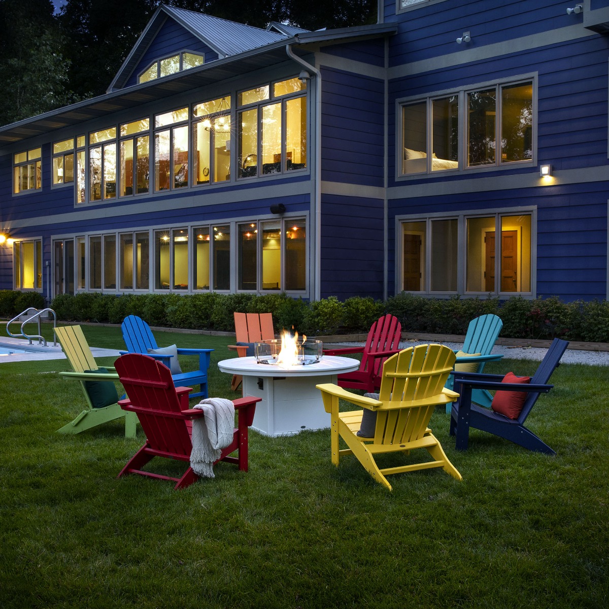 POLYWOOD 48 in Round Fire Pit