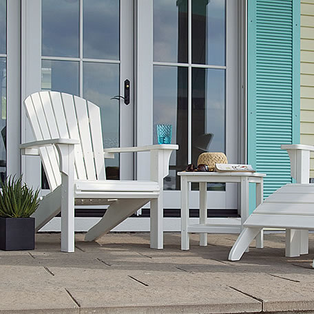 POLYWOOD Seashell Side Table
