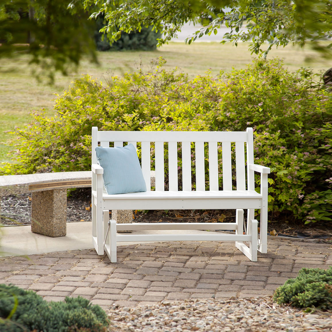 POLYWOOD Traditional Garden 48 in Glider