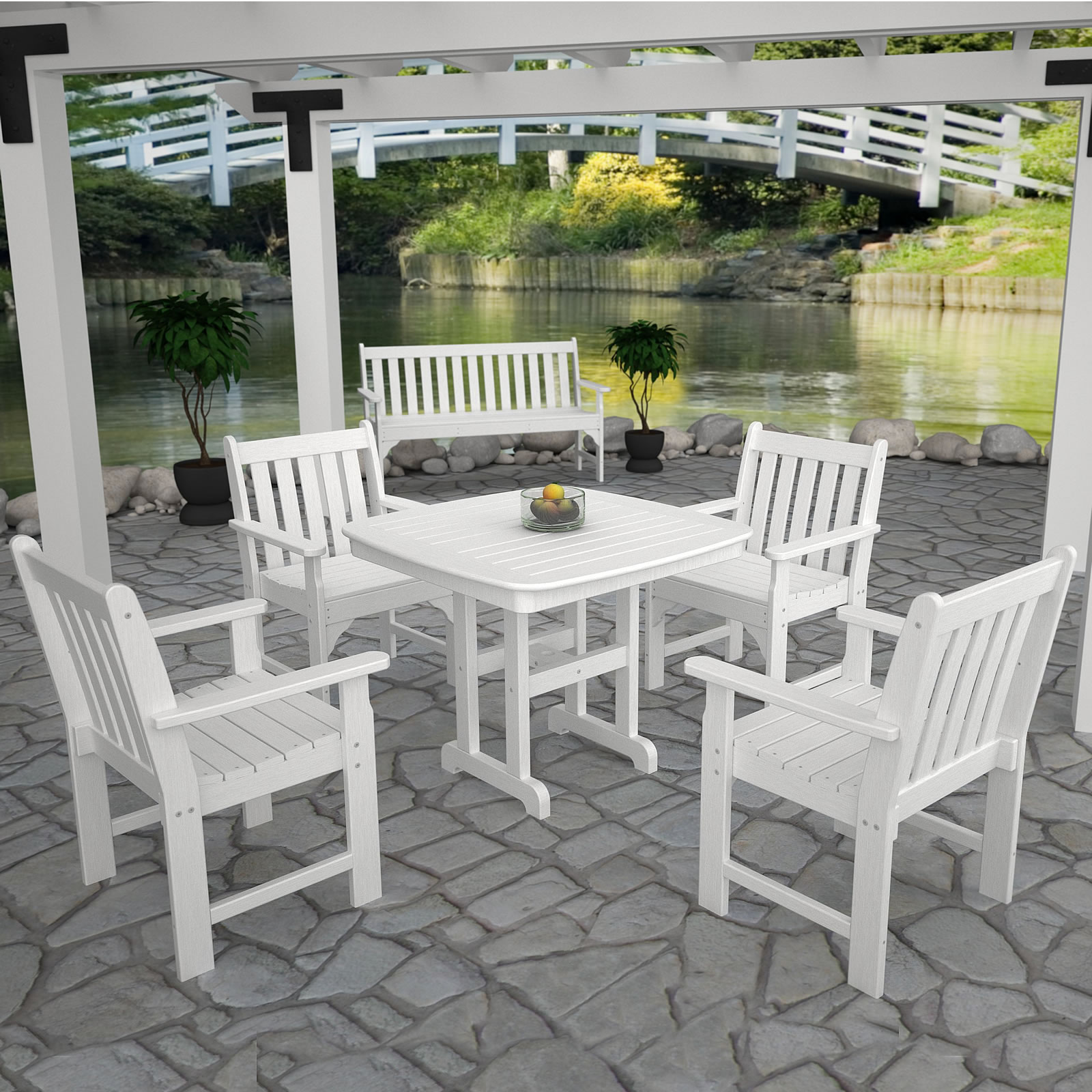 POLYWOOD® Vineyard Garden Dining Set