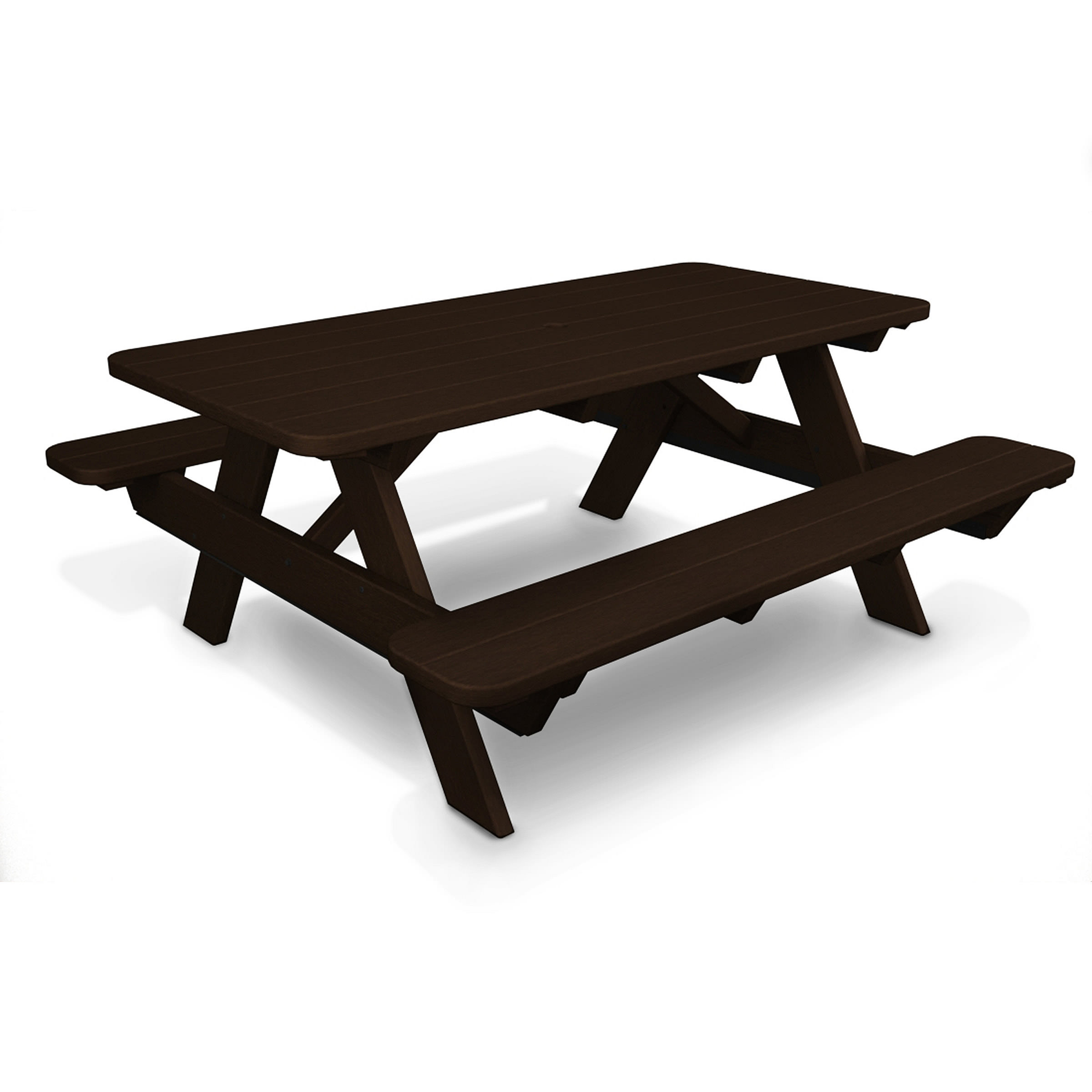 POLYWOOD 72 In Commercial Picnic Table