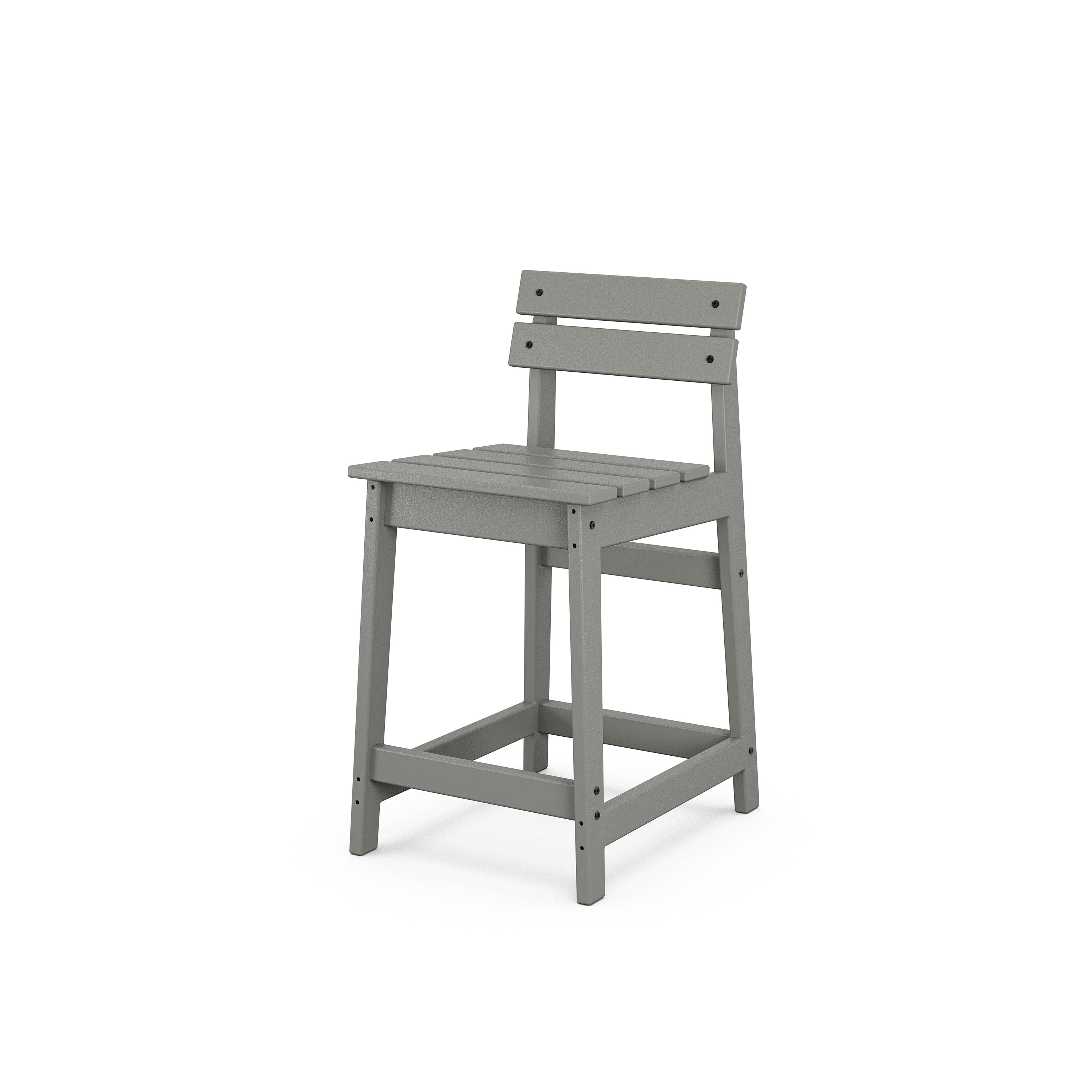 POLYWOOD® Modern Studio Plaza Lowback Counter Chair