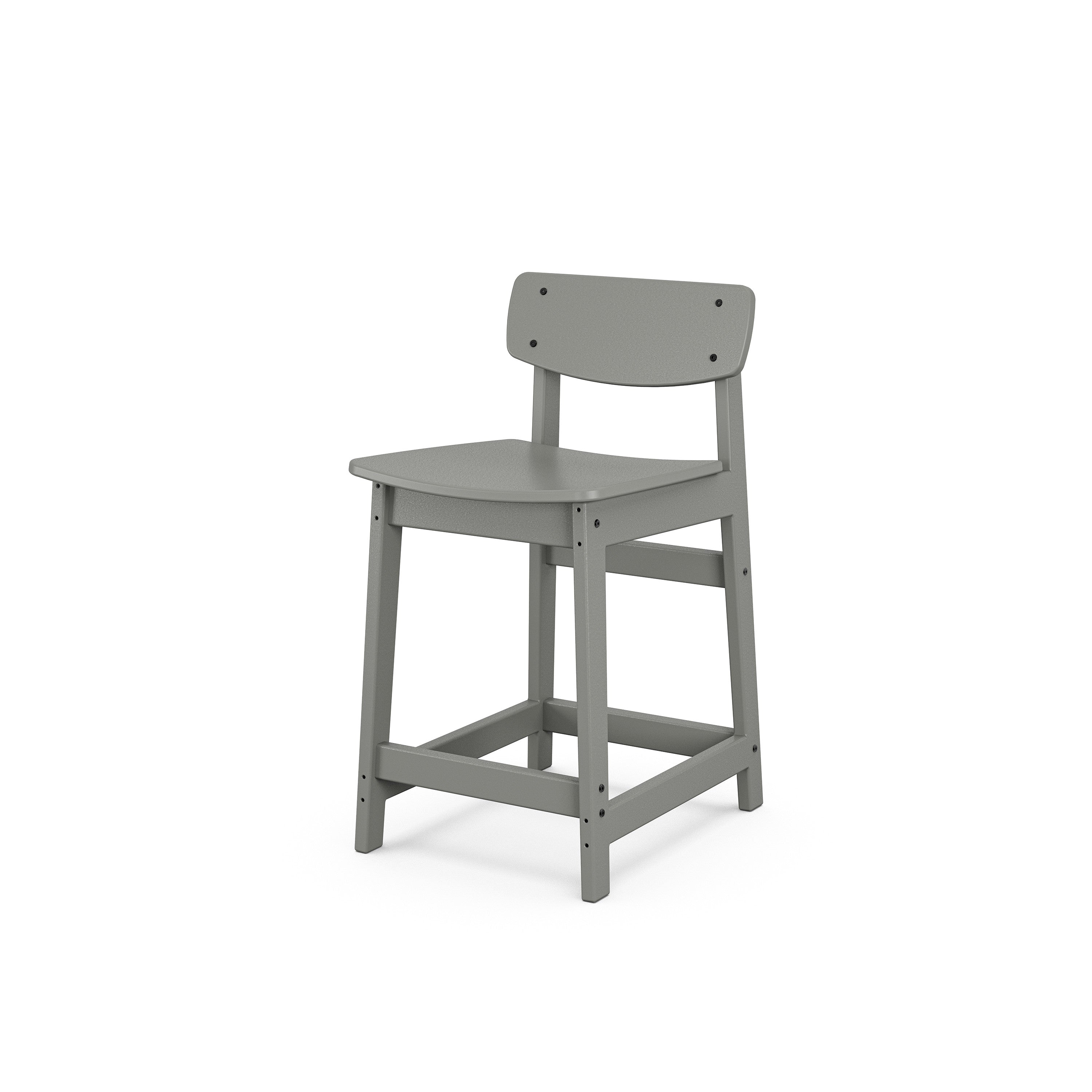 POLYWOOD® Modern Studio Urban Lowback Counter Chair