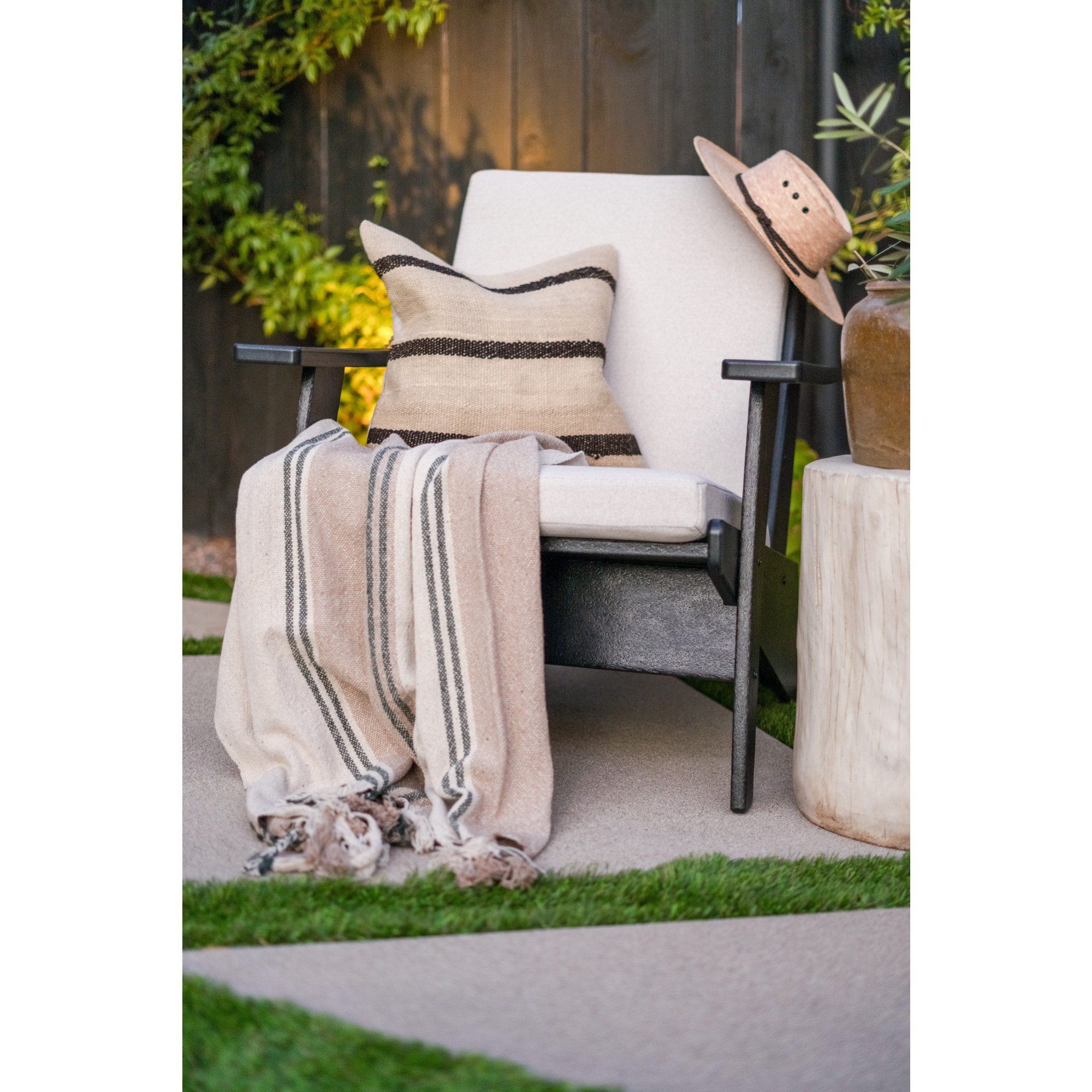 POLYWOOD® Riviera Modern Lounge Chair - Lifestyle View 4