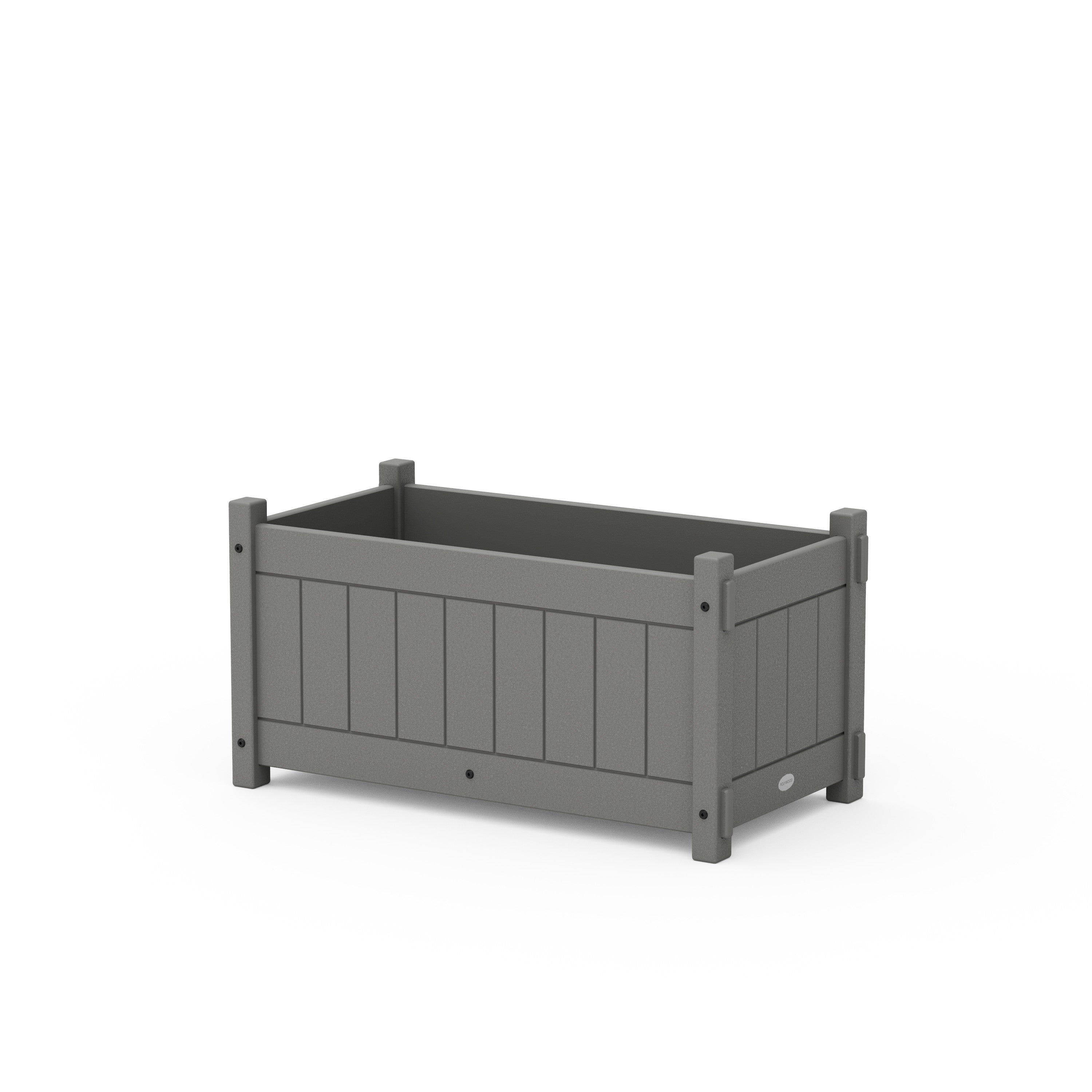 POLYWOOD® Vineyard Rectangle Double Planter Box