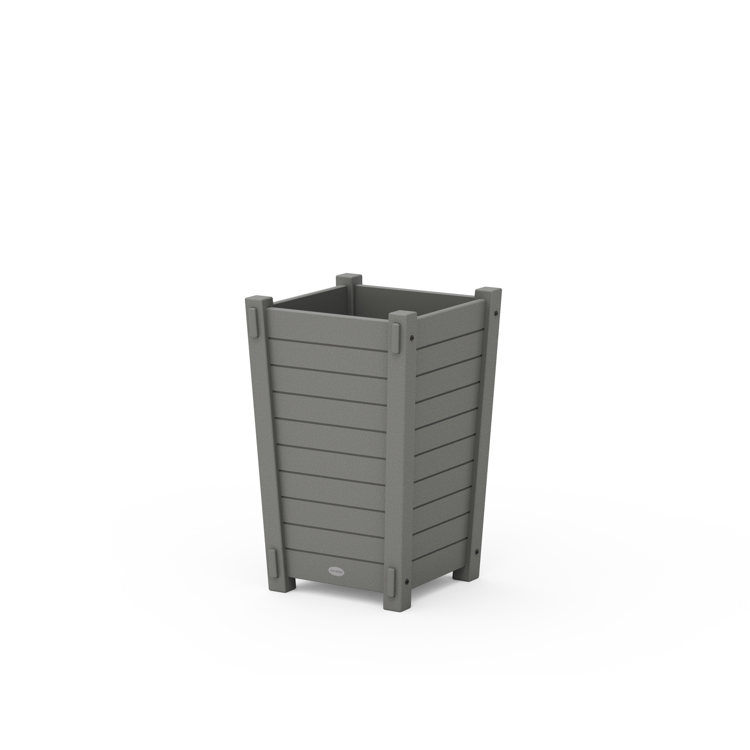 POLYWOOD® Nautical Tapered Square Short Planter Box