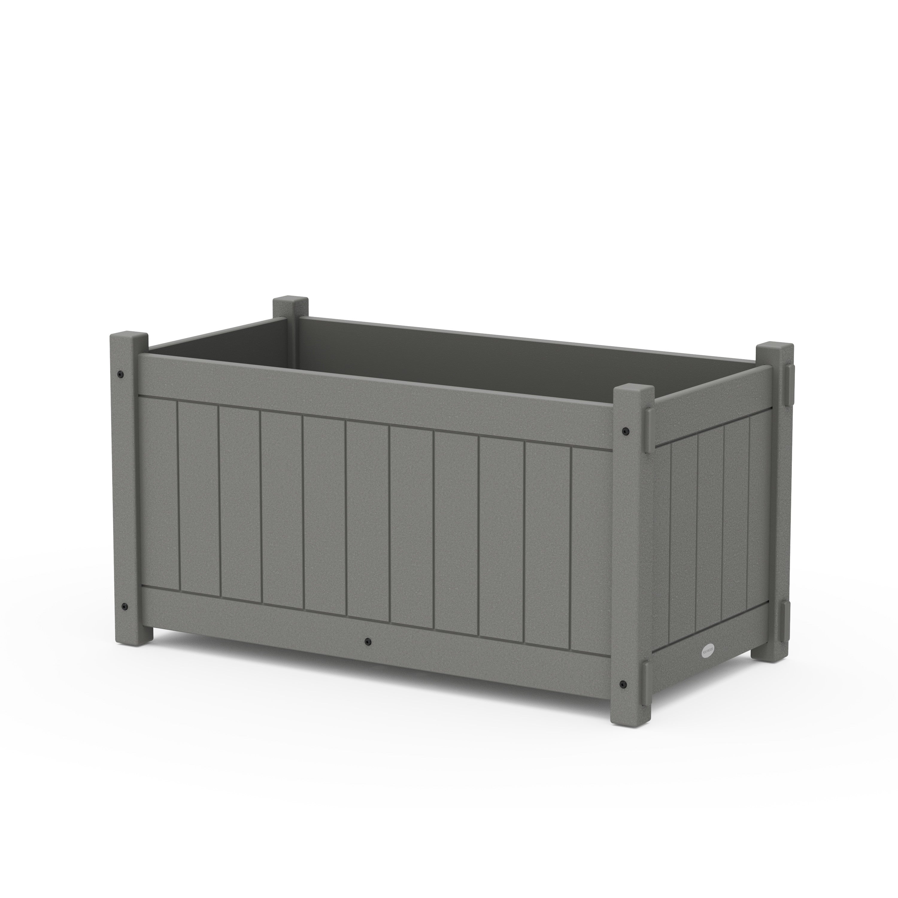 POLYWOOD® Vineyard Large Rectangle Double Planter Box