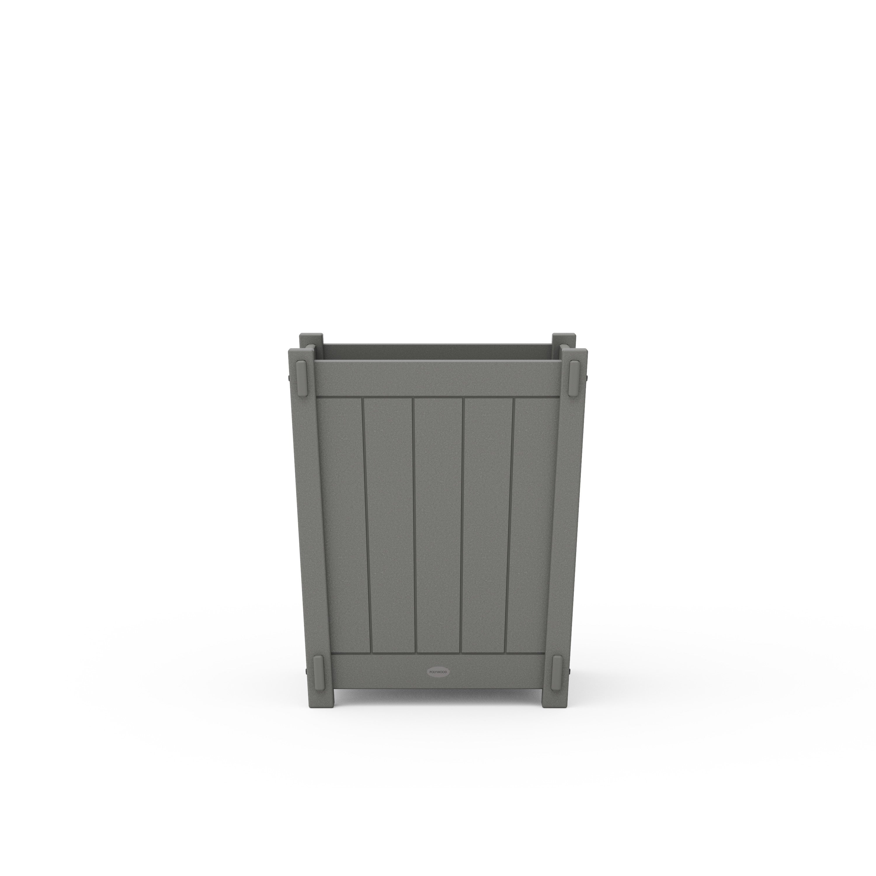 POLYWOOD® Vineyard Large Tapered Square Short Planter Box