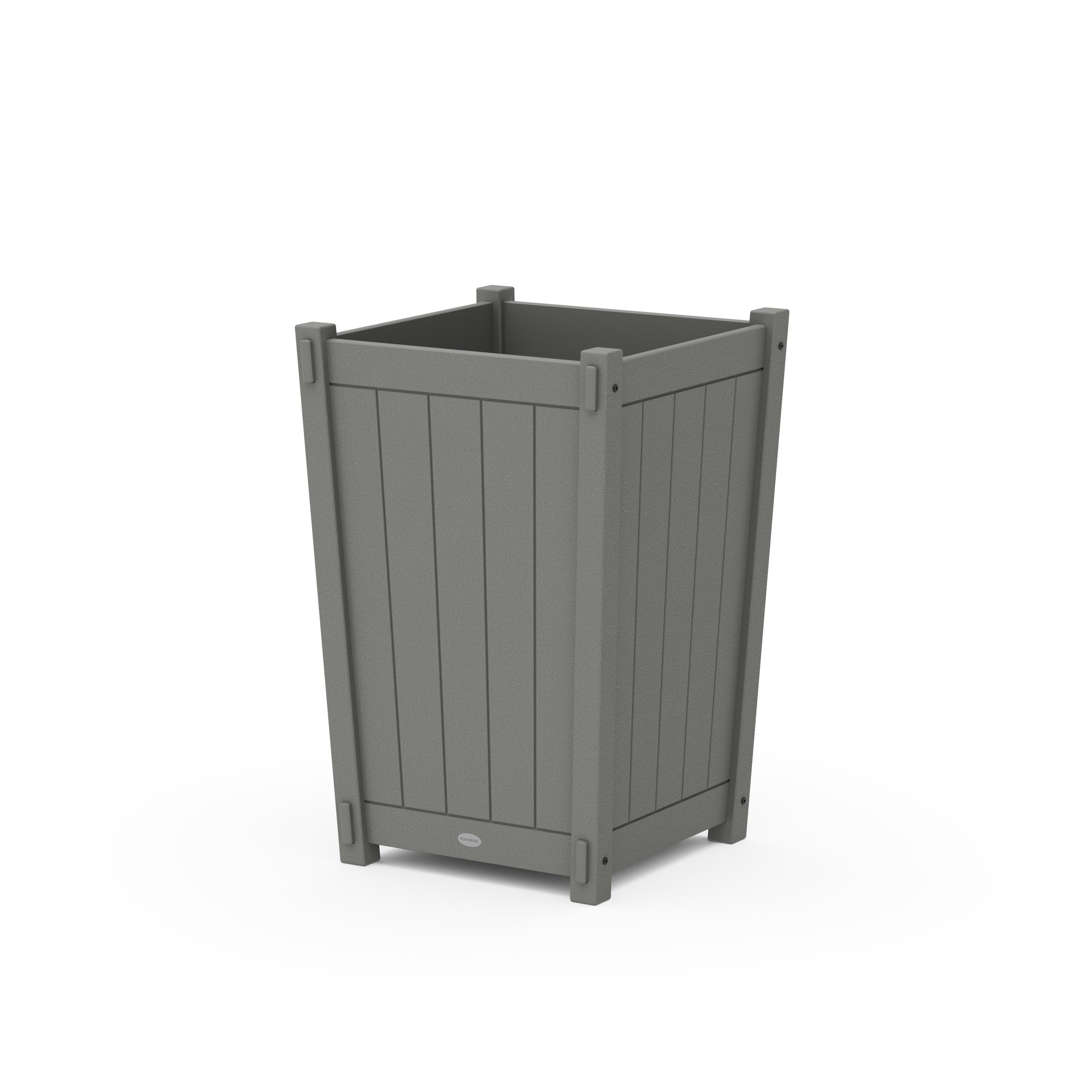 POLYWOOD® Vineyard Large Tapered Square Planter Box