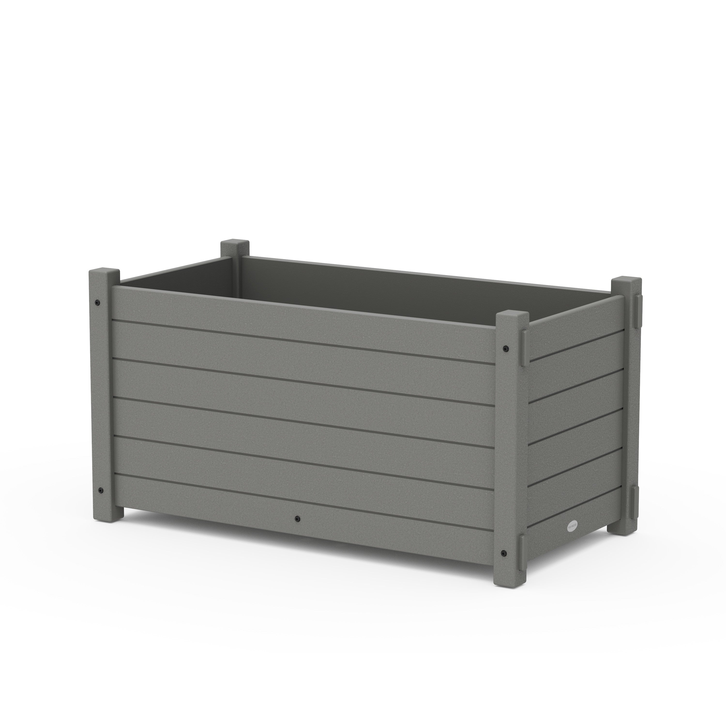 POLYWOOD® Nautical Large Rectangle Double Planter Box