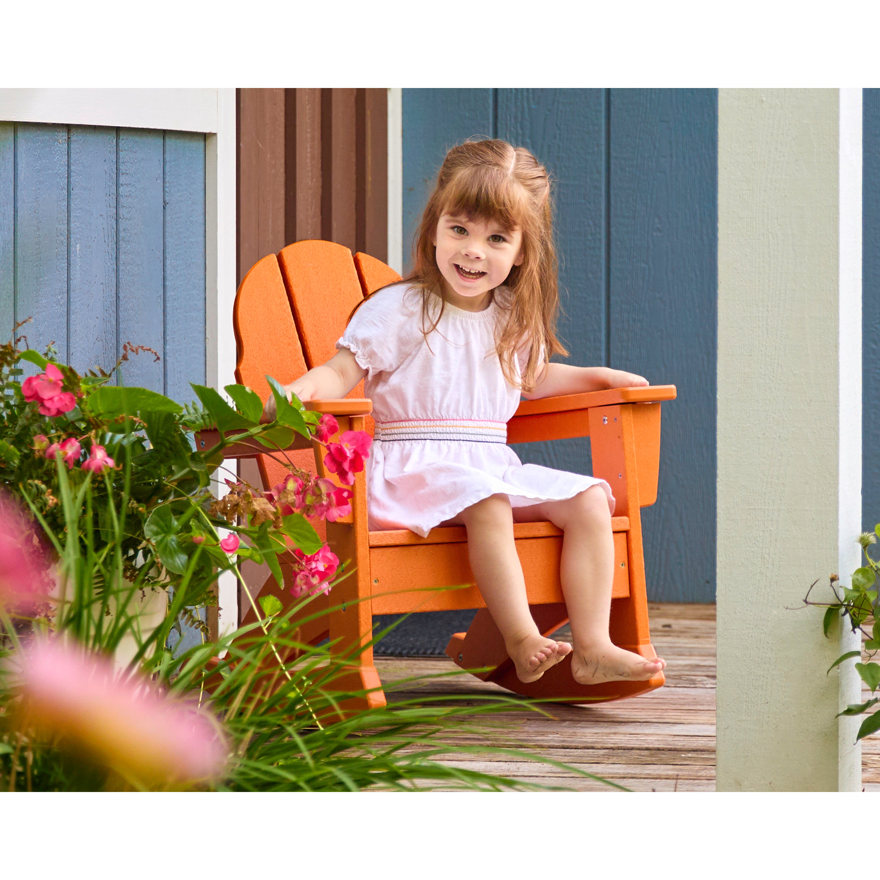 POLYWOOD® Kids Vineyard Adirondack Rocking Chair